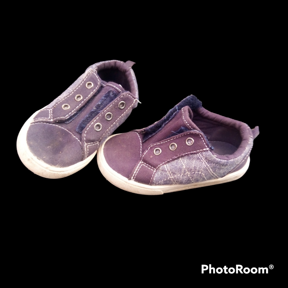 Kids Wonder Nation denim velcro shoes size 7